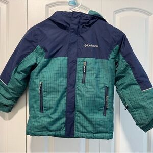 Columbia Teal and Navy Insulated Jacket